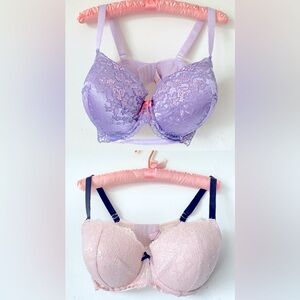 Victoria’s Secret Dream Angels 36DD Lined Demi Bra Lot 2